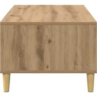 vidaXL Table basse en chêne Artisan 90 x 50 x 26,5 cm Bois composite