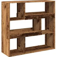vidaXL Bibliothèque/Séparateur de pièce vieux bois 100x33x94,5 cm