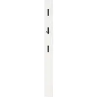 Germania Porte-manteaux 3728, MDF mélaminé, l. 150 x P 30 x H 1700 mm, 3 crochets rabattables, blanc