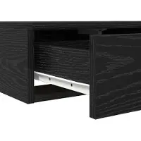 vidaXL Tiroirs de lit avec tiroir Chêne noir 140 x 36.5 x 16.5 cm
