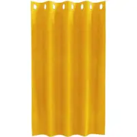 vidaXL Rideaux occultants 2 pcs Jaune moutarde 140 x 140 cm Velours