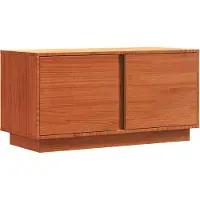 vidaXL Armoire TV brun cireux 80 x 35 x 40,5 cm Pin massif
