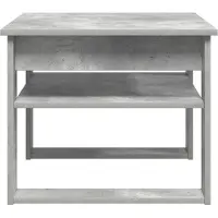 vidaXL Table basse, gris béton, 64 x 54 x 44 cm, matériau de bois