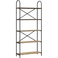 vidaXL Étagère chêne artisanal 80 x 30 x 183 cm Bois d'ingénierie