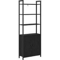 vidaXL Bibliothèque Chêne Noir 60 X 24 X 161 Cm Bois D'ingénierie