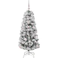 vidaXL Sapin de Noël Artificiel à Branches Articulées 120 cm PVC