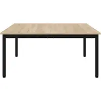 vidaXL Table basse Sonoma 100 x 100 x 45 cm Bois composite