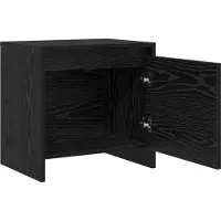 vidaXL Cabinet de chevet Chêne noir 45 x 34 x 44,5 cm