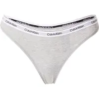 Calvin Klein Underwear String gris chiné / noir / blanc