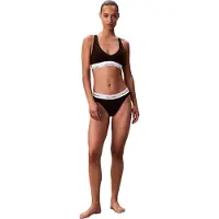 Calvin Klein Tanga en coton et modal Icon Noir 1X