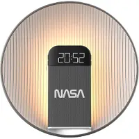 Nasa Enceinte bluetooth, réveil, lumière et chargeur smartphone à induction