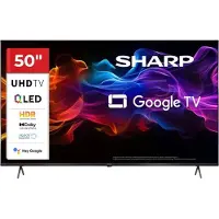 Sharp | 50HP5265E | 50 | Smart TV | Google TV | UHD | Black