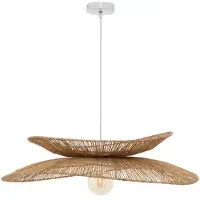 Atmosphera créateur d'intérieur - Suspension "alara" jute beige d69,5cm