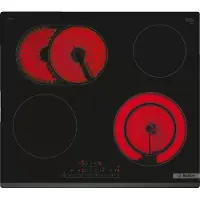 Bosch Série 6 PKN631FP2E Noir Céramique intégrée 4 zone(s)