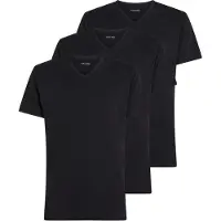 Calvin Klein Lv00nb4186 Short Sleeve V Neck Base Layer 3 Units Marron 4XL Homme