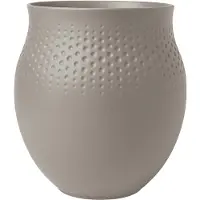 Villeroy & Boch Manufacture Collier taupe Vase Perle grand