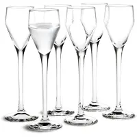 Holmegaard - Verre à shot « Perfection » - 5,5 cl - Lot de 6, Verres à cocktail, Transparent