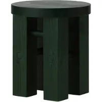 Normann Copenhagen Tabouret/table d'appoint Fyr vert foncé