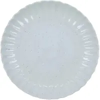 House Doctor Assiettes plates coquille Saint-Jacques, bleu clair, lot de 6