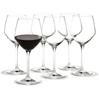 Holmegaard - Verre à vin rouge Perfection - 43 cl - Lot de 6, Verres à vin, Transparent