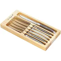 Lou Laguiole Kit de couteaux à steak Tradition 6 pcs Multicolore