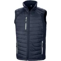 Result Résultat - Gilet « Compass » pour hommes/femmes Unie LT729 (M) (bleu marine/gris)