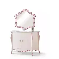 Xl Moebel Gmbh Meuble de salle de bains Commode avec lavabo style italien Lavabo blanc