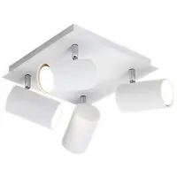 TRIO Spot de plafond Series 8024 4 lumières blanc