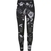 Urban Classics - Leggings « Tech » pour filles TN706 (128) (fleur foncée)
