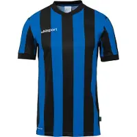 Uhlsport Retro Stripe Short Sleeve T-shirt Bleu 9-10 Years Garçon