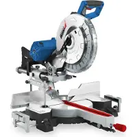 Dedra Scie À Onglet 305Mm 2000W Avec Avance, 2 Côtés Inclinés