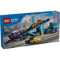 LEGO City 60408 Transporteur de voitures avec voiture de sport