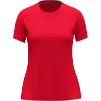 Jako T-shirt femme uni - 6105D, Couleur:rouge, Taille:S (34/36)