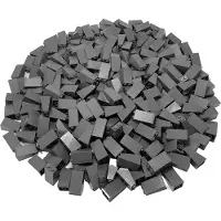 LEGO 2x2x3 Tuiles de toit Gris foncé pour toit - 3684c NOUVEAU Quantité 500x