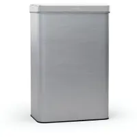 Klarstein Poubelle à capteur sans contact 50 L - poubelle à détecteur de mouvement, acier inoxydable, Soft-Close, poubelle de cuisine