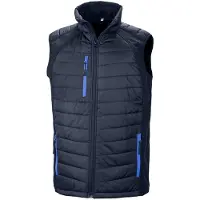 Result Résultat - Gilet « Compass » pour hommes/femmes Unie LT729 (M) (bleu marine/bleu roi)