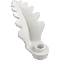 LEGO : 200x élément végétal/feuille, blanc