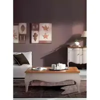 Xl Moebel Gmbh Table basse Design Blanc Tables Salon Table basse Meubles de Luxe Bois