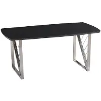 Xl Moebel Gmbh Stilvoller Esstisch schwarz grau Ausbaubar rechteckige Holztischplatte