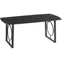 Xl Moebel Gmbh Esstisch Schwarz rechteckige Holztischplatte moderne Möbel Luxustisch