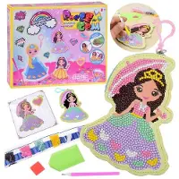 Jokomisiada glue-on diamant creative set avec une princesse ZA4664