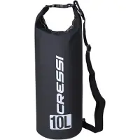 Cressi Pvc Sac étanche 10l noir noir One Size