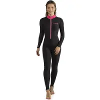 Cressi Skin 1 Mm Long Sleeve Back Zip Neoprene Suit Noir XL