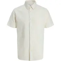 Jack & Jones Plus Chemise 'JJEBreeze' blanc cassé
