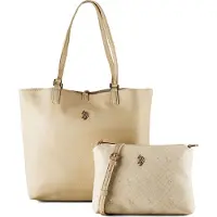 U.S. POLO ASSN. Cabas 'Malibu' crème