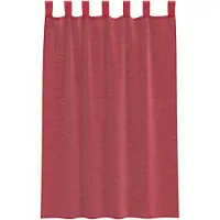 vidaXL Voile Rideaux avec passants 2 pcs. Rouge vin 140x175 cm