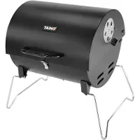 TAINO CHAROX Barbecue au charbon de bois portable gril de table compact camping et balcon avec bac à charbon