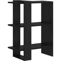 vidaXL Étagère Chêne noir 52 x 25 x 71,5 cm Bois d'ingénierie