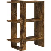 vidaXL Étagère Chêne fumé 52 x 25 x 71,5 cm Bois d'ingénierie