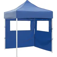 vidaXL Tente de réception bleue 200 x 200 x 315 cm Tissu Oxford